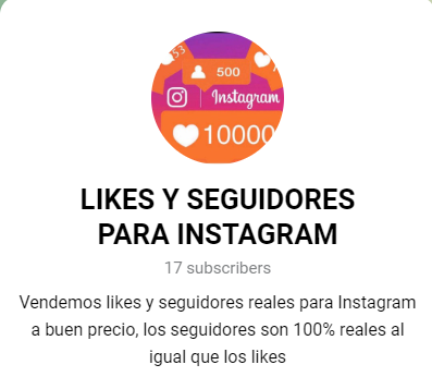 Likes y Seguidores para Instagram, 